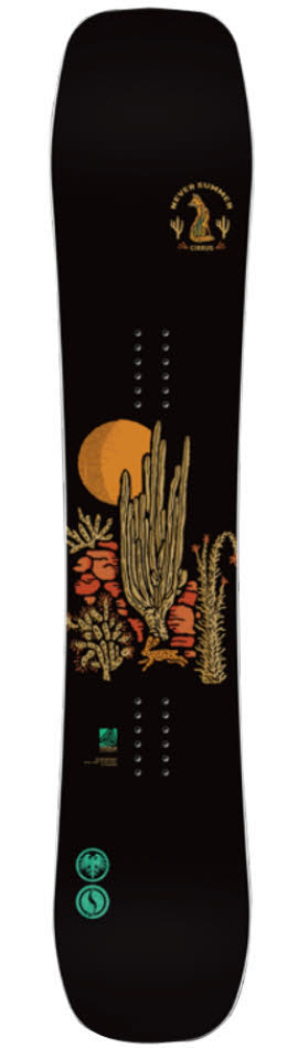 Never Summer Snowboard Cirrus 25/26 145 Muster - Snowboards