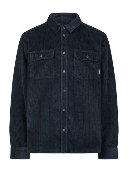 iriedaily Hemd Bubble Cord Shirt dark orion