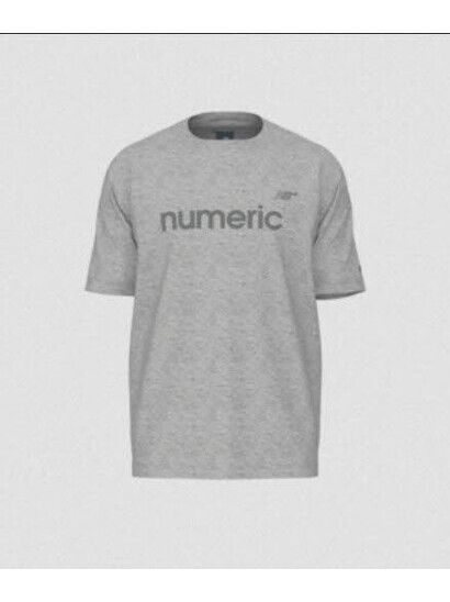 New Balance Numeric T-Shirt Numeric Cotton in  Athletic Grey