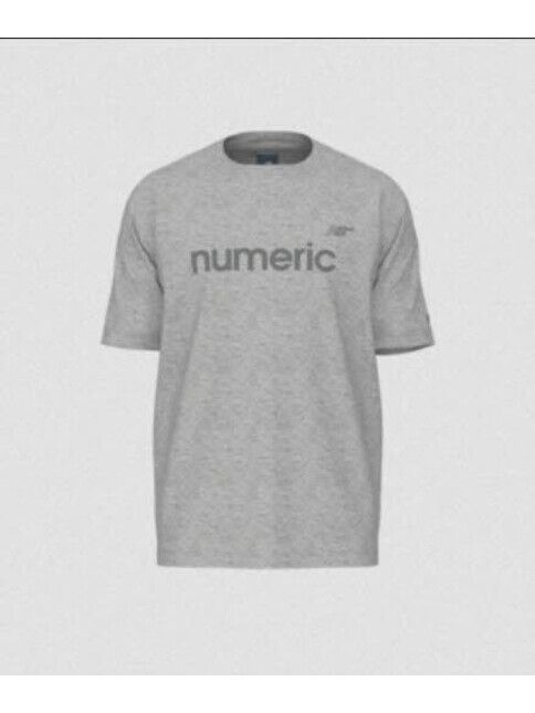 New Balance Numeric T-Shirt Numeric Cotton in  Athletic Grey