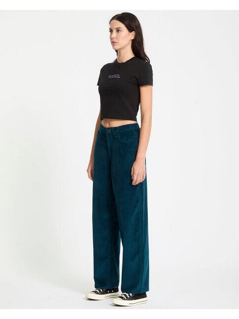 Volcom Hose Weellow II Cordhose emerald green