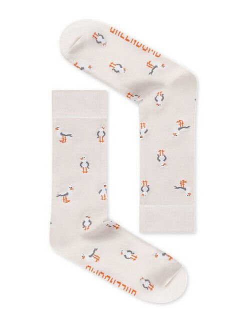 GreenBomb Socken Seagulls 3 in creme white