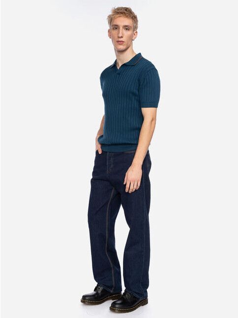 ATO Berlin Poloshirt Polus OC navy/brown