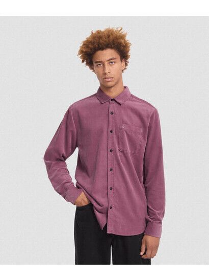 Volcom Hemd Zander Cord LS  Orchid