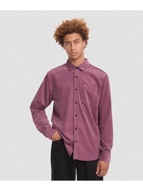 Volcom Hemd Zander Cord LS  Orchid