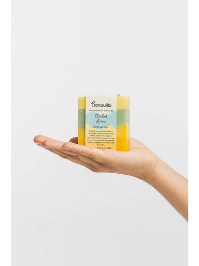 Tranquillo Seifenschale Seife Ombre Lime