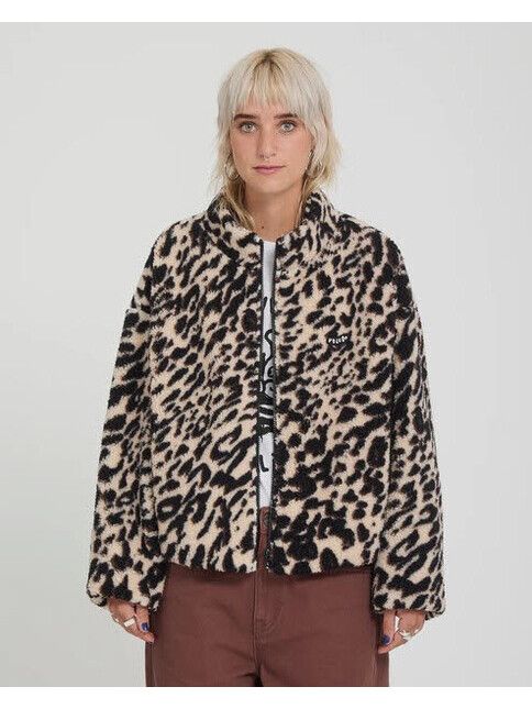 Volcom Jacke Wylding Out Sherpa Jacke - Animal Print