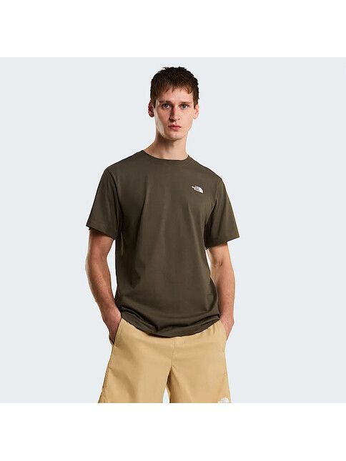 North Face T-Shirt Evolution Simple Drome new taupe green