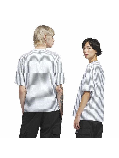 Adidas T-Shirt SK Yarn Dye white/green