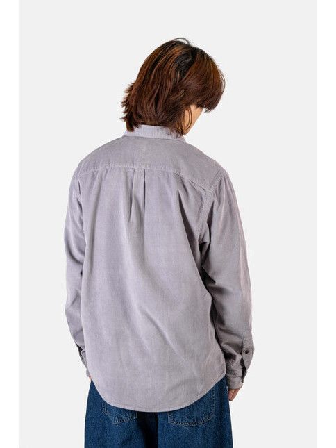 Reell Hemd Strike Shirt grey purple