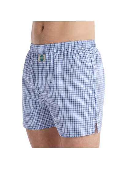 Deal Boxershort Check Hellblau