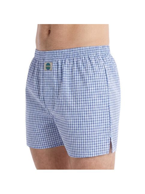 Deal Boxershort Check Hellblau