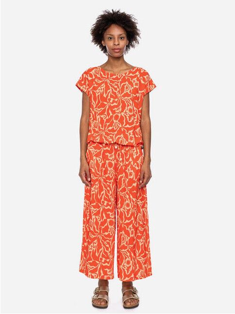 ATO Berlin T-Shirt Leo CV orange/beige