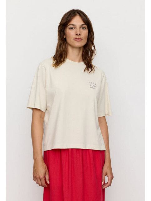 Recolution T-Shirt Azolla Good Vibes arctic white