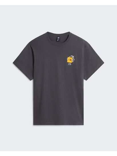 North Face T-Shirt Gear Up Get Out anthracite grey