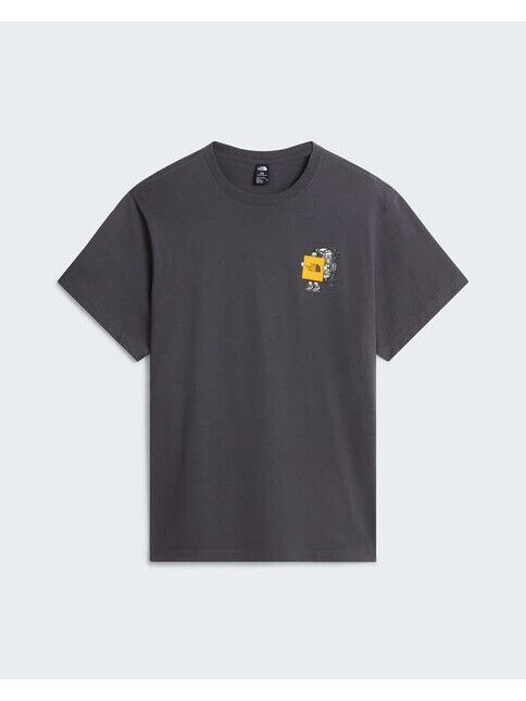 North Face T-Shirt Gear Up Get Out anthracite grey