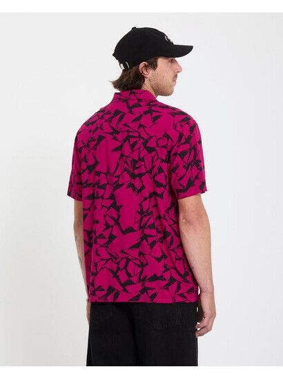 Volcom Hemd Boldstone in Sangria