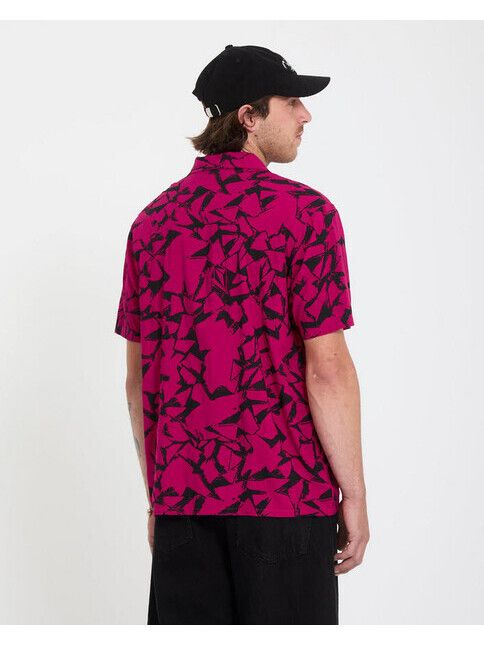 Volcom Hemd Boldstone in Sangria