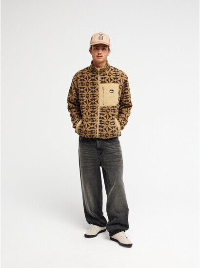 Quiksilver Jacke Clean Coast-nature tile kelp