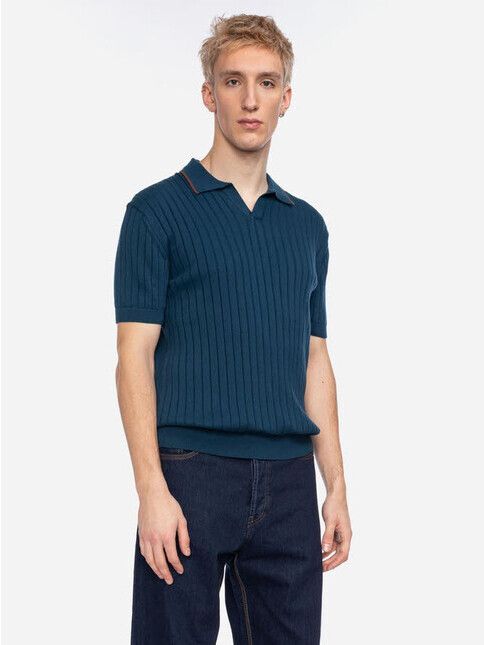 ATO Berlin Poloshirt Polus OC navy/brown