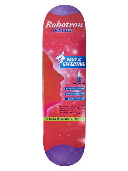Robotron Skateboard Relief 8.2