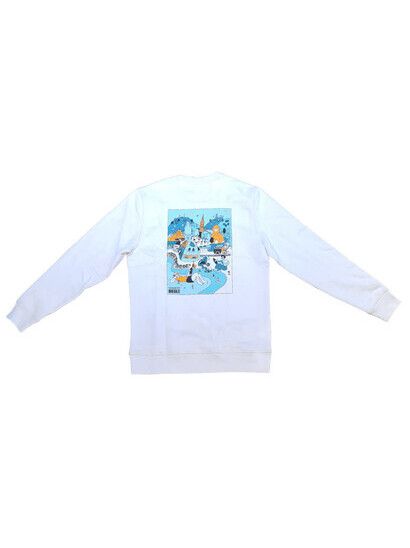 Freiburger Bierle Sweater Illustrations Sweater in white