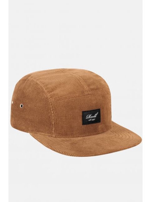 Reell Cap 5-Panel Cap copper brown cord