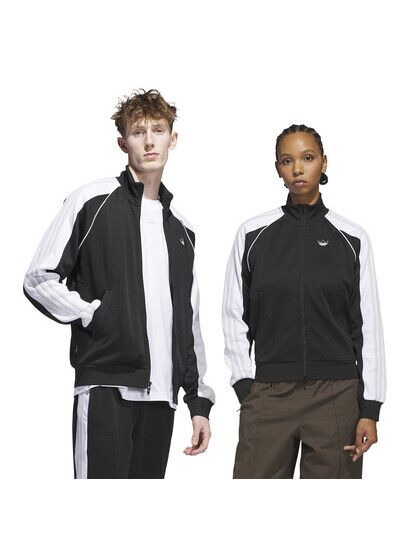 Adidas Zipper Tyshawn Jacket black/white/dark shadow