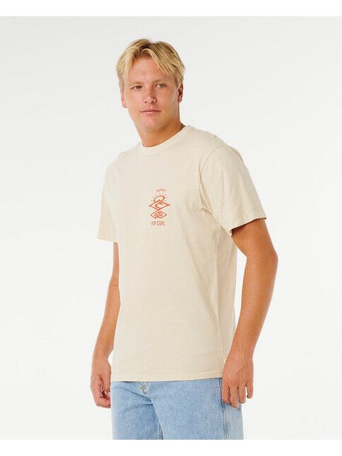 Rip Curl T-Shirt Search Icon in vintage white