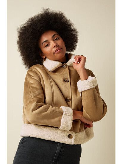 King Louie Jacke Noe Jacket Lammy - 091 Natural