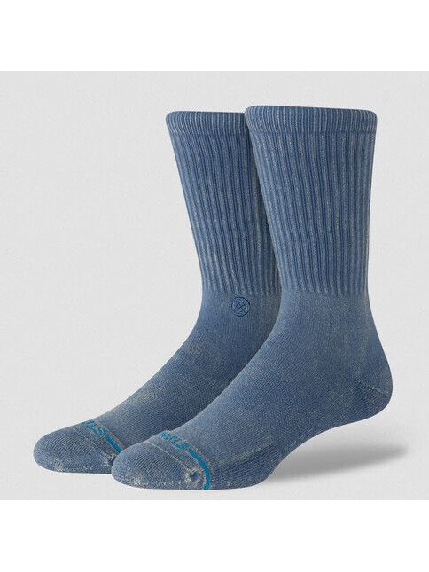 Stance Socken Icon Dyed Crew sea blue