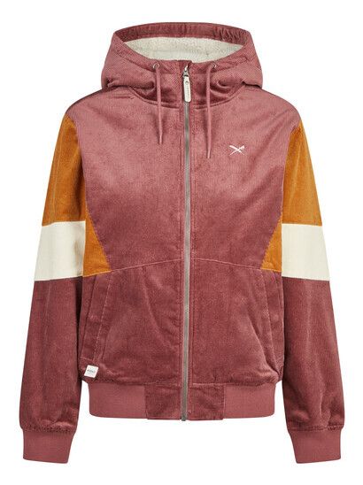 iriedaily Jacke Blotchy Cord Jacket plum