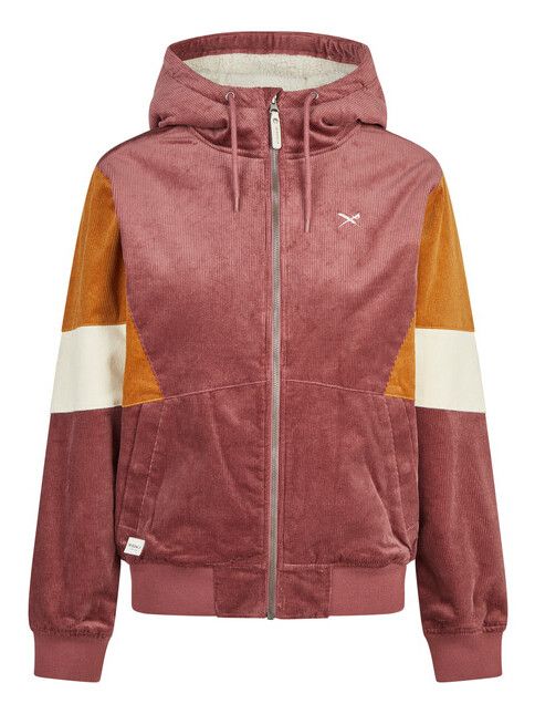 iriedaily Jacke Blotchy Cord Jacket plum