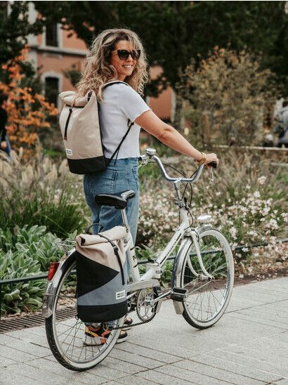 MeroMero Rucksack Annecy Pocket Stone Grey/Dark Grey