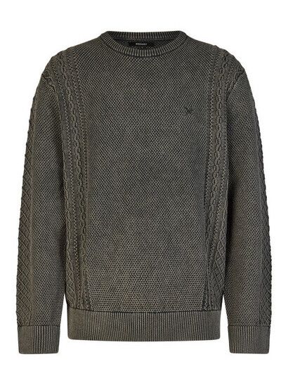 iriedaily Pullover Vintage Structure Knit black wash