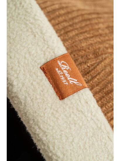 Reell Cap Docker in light brown cord/sand fleece