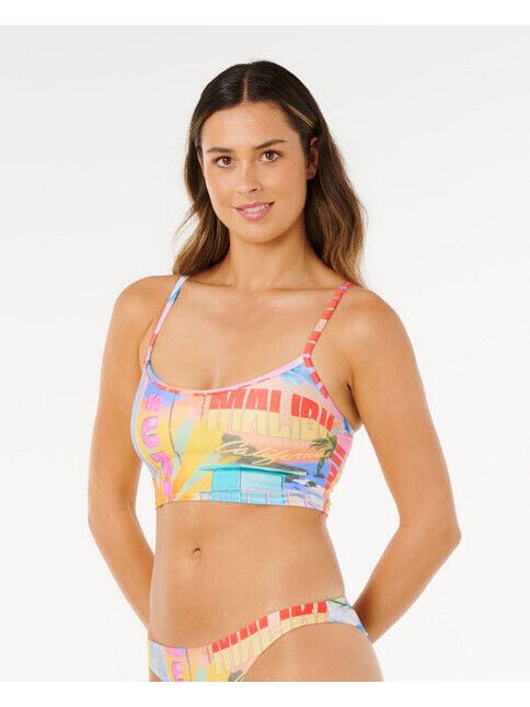 Rip Curl Bikini Top Oberteil Tank Multi-fit Hotel Malibu