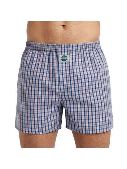 Deal Boxershort Check blau, weiß, rot