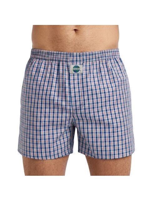 Deal Boxershort Check blau, weiß, rot
