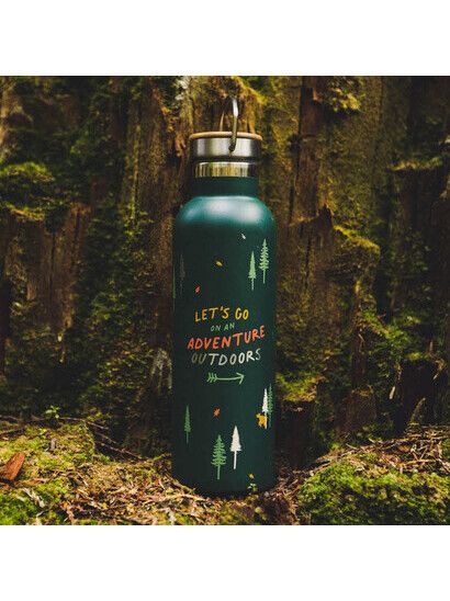 Roadtyping Trinkflasche Flasche Wald