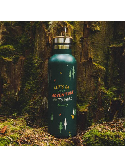 Roadtyping Trinkflasche Flasche Wald
