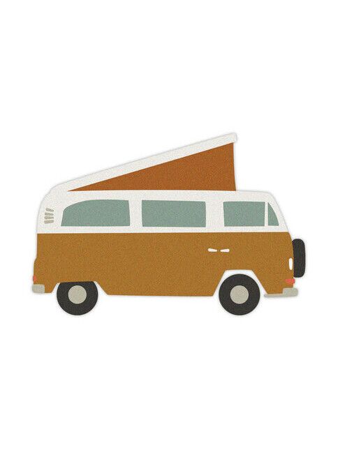 Roadtyping Postkarte gestanzt Camper