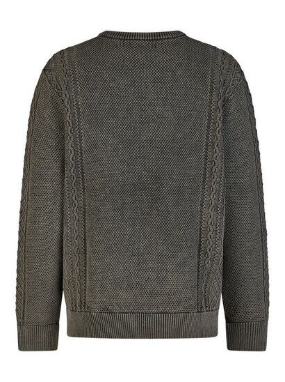 iriedaily Pullover Vintage Structure Knit black wash