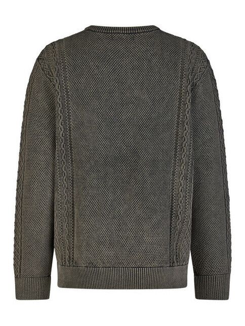 iriedaily Pullover Vintage Structure Knit black wash
