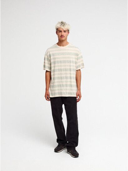 Quiksilver T-Shirt Birdwood Jacquard peyote heritage stripe