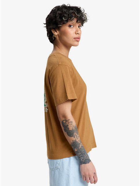 Quiksilver Women T-Shirt Standard tobacco brown