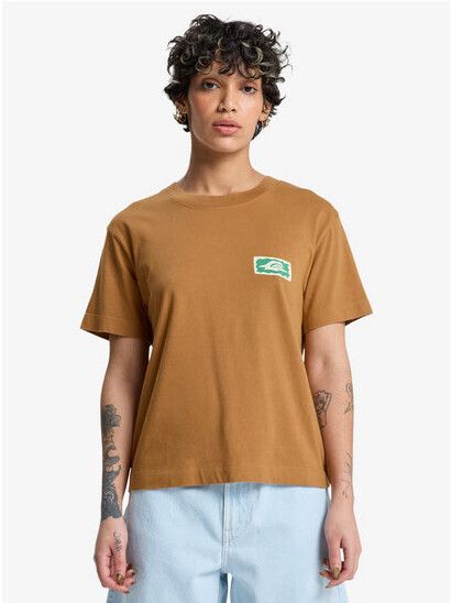 Quiksilver Women T-Shirt Standard tobacco brown