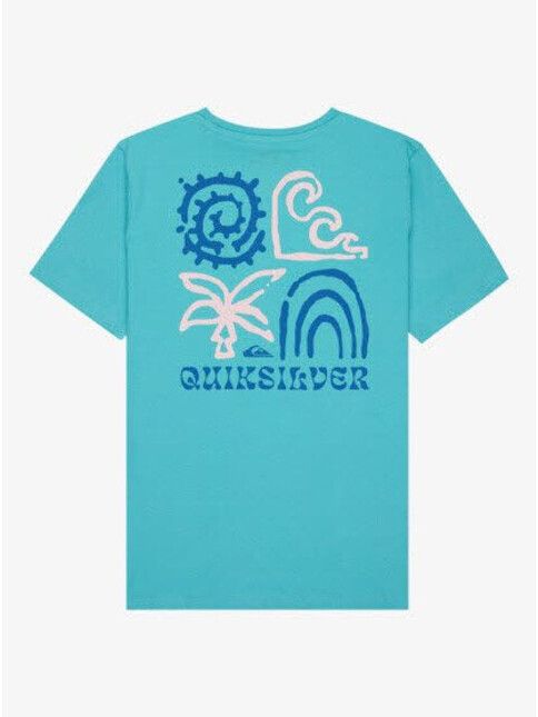 Quiksilver T-Shirt Urban Nomad Kids aqua