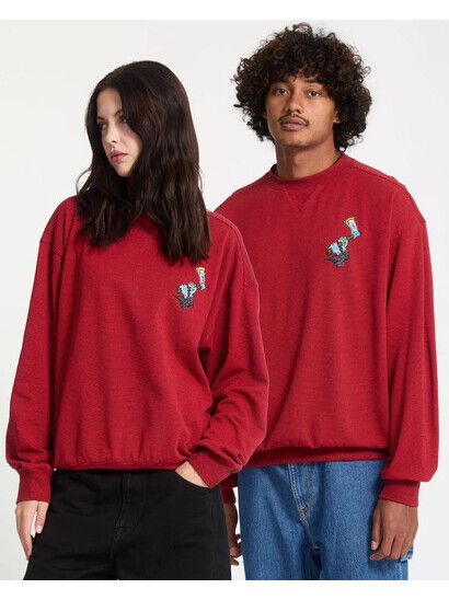 Volcom Sweater J. J. Villard Sweatshirt lifeguard red