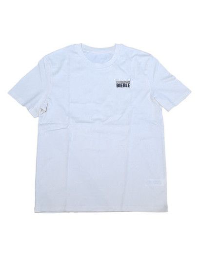 Freiburger Bierle T-Shirt Illustration in white